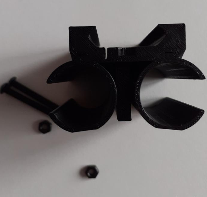 Porte-Sparclette CO2 sous rail.